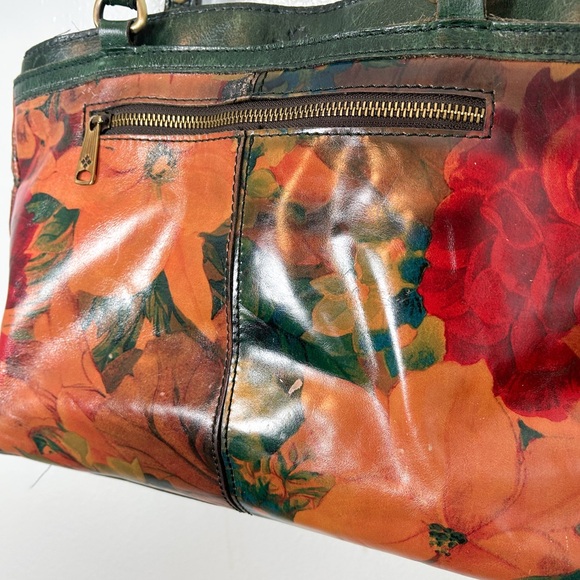 Patricia Nash Poppy Leather Tote Shoulder Bag - Picture 5 of 10